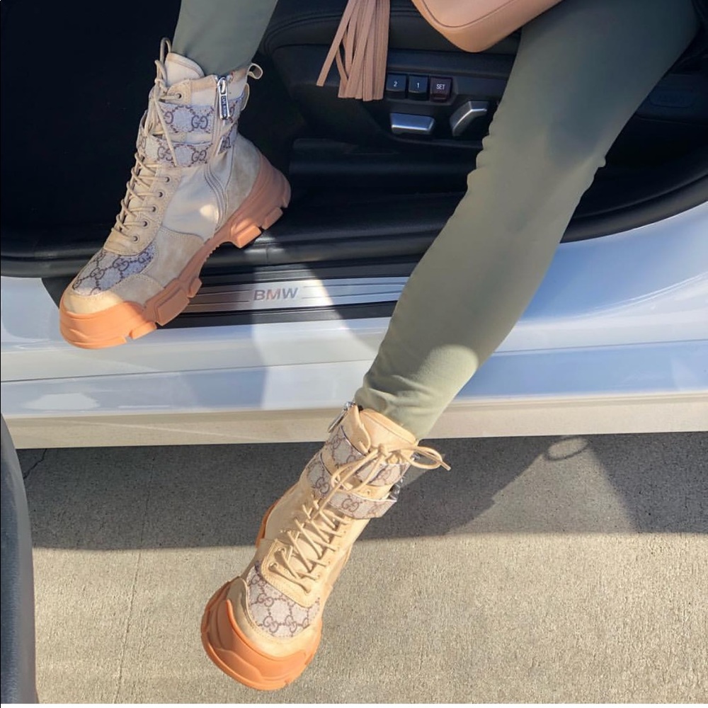 ‘Gucci’ combat boots